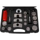 Brake piston compressor MECHANIC BRAKE SET BLACK 35, 35-piece set