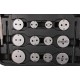 Brake piston compressor MECHANIC BRAKE SET BLACK 35, 35-piece set