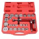 Pneumatic brake piston compressor MECHANIC BRAKE SET PNEU 23, 23-piece set