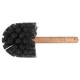 Round brush for cleaning the body of a bicycle or motorcycle CAR DETAILING WOOD BRUSH 1