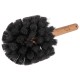 Round brush for cleaning the body of a bicycle or motorcycle CAR DETAILING WOOD BRUSH 1