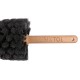 Round brush for cleaning the body of a bicycle or motorcycle CAR DETAILING WOOD BRUSH 1