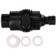 Flow-through car wash brush with two attachments CAR DETAILING WASH BRUSH SET 3, 280cm