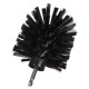 Round drill brush for car cleaning CAR DETAILING DRILL BRUSH ONE HARD, hard