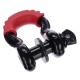 Off-road shackle with rubber protector CAR SHACKLE 1, load capacity 4.75 t