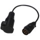 Trailer socket adapter cable TRAILER CABLE 1, 7-13pin, 50cm