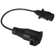 Trailer socket adapter cable TRAILER CABLE 1, 7-13pin, 50cm
