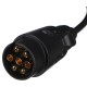 Trailer socket adapter cable TRAILER CABLE 1, 7-13pin, 50cm