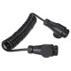 Coiled interconnecting cable for trailer plugs TRAILER CABLE 4, 13-13pin, 3m