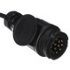 Coiled interconnecting cable for trailer plugs TRAILER CABLE 4, 13-13pin, 3m