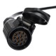 13-pin extension cable - socket + plug TRAILER CABLE 8, 12V, 5m