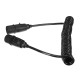 Coiled 7-pin connecting cable type N TRAILER CABLE 11, plastic plug, 24V, 3.5m