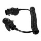 Spiral EBS connection cable 7-pin TRAILER CABLE 14, 24V, 3.5 m
