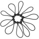 Set of bungee cords with ball CARGO CORD SET 3, 15cm, 10 pcs