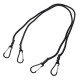 Rubber fastening straps/elastic cords CARGO CORD CARABINER 100, 100 cm, 2 pcs