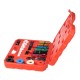 Fuel and air conditioning quick-disconnect tool set MECHANIC AC SET 1, 22 pcs