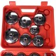 Set of cup wrenches for oil filters MECHANIC OIL WRENCH 16, 16 pcs