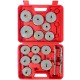 Set of cup wrenches for oil filters MECHANIC OIL WRENCH 16, 16 pcs