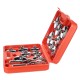 Set of cup wrenches for oil filters MECHANIC OIL WRENCH 16, 16 pcs