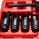 Injector removal set with impact slide hammer MECHANIC PULLER SET 1, 14 pcs