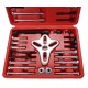 Steering Wheel and Crankshaft Pulley Puller Set MECHANIC PULLER SET 8, 46 pcs