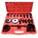 Front axle bearing installation and removal kit MECHANIC BEARING PULLER 3, 23 pcs