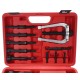 Internal bearing puller set with slide hammer MECHANIC BEARING PULLER 5, 16 pcs