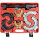 Shock absorber spring compressor set with interchangeable forks MECHANIC SPRING SET 5