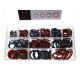 Hydraulic seals with rubber lip MECHANIC RING SET 4, 245 pcs