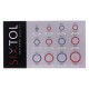 Hydraulic seals with rubber lip MECHANIC RING SET 4, 245 pcs