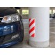 Self-adhesive foam pole protector for garage CAR PARK GUARD POLE 1, 18x38x1.5 cm, 2 pcs