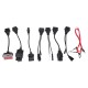 Complete OBD-II adapter set for passenger cars MECHANIC CABLE SET 1, 8 pcs