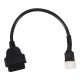 OBD-II adapter 6-pin for Delphi motorcycles MECHANIC CABLE 12