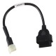 OBD-II adapter 6-pin for moto Kawasaki MECHANIC CABLE 17