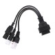 OBD-II 3-pin/4-pin/6-pin adapter for Yamaha and Honda motorcycles MECHANIC CABLE 22
