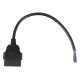 OBD-II extension cable female with 16 pins terminated with 30cm cables MECHANIC CABLE 27