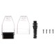 OBD-II plug with 16 pins for assembling your own cable MECHANIC CABLE 30, transparent