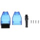 OBD-II plug with 16 pins for assembling your own cable MECHANIC CABLE 31, blue