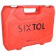 CRV 108 professional socket set - 6 year warranty SIXTOL SIX