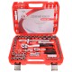 CRV 108 professional socket set - 6 year warranty SIXTOL SIX