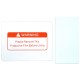 Protective glass for WELDING welding helmet, 10 pcs - spare part