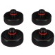 Set of rubber jack pads JACK PAD SET 4T for Tesla vehicles, 24 mm stem, 4 pcs