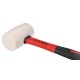 Rubber mallet TPR HAMMER 340, white, 340g, 310mm