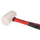 Rubber mallet TPR HAMMER 450, white, 450g, 330mm