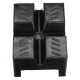 Rubber pad for folding car stand MECHANIC CAR STAND, 83×62×40 mm
