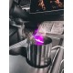 Car Flame car aroma diffuser black 100ml, USB-C, for cup holder