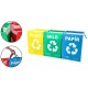 Bags for sorted waste SORT EASY 3 BASIC, 30x30x40 cm, 3 x 36 l, 3 pcs