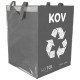 Recycling bags SORT EASY 4 METAL, 30x30x40cm, 4x36l, 4 pcs