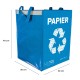 Recycling bag SORT EASY PAPIER, 30x30x40cm, 36l