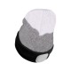 Beanie with headlamp 180 lm, rechargeable, USB, one size, cotton/PE, black/gray/white
